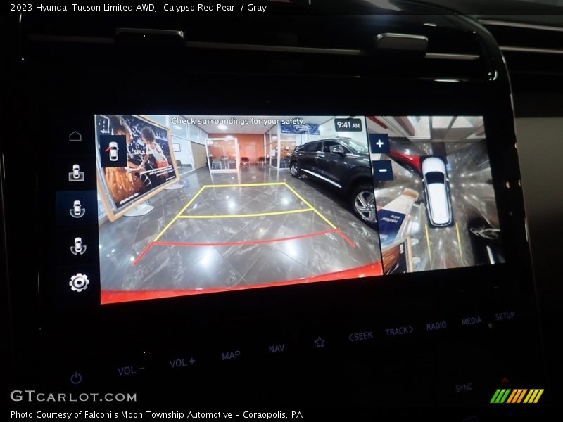Calypso Red Pearl / Gray 2023 Hyundai Tucson Limited AWD