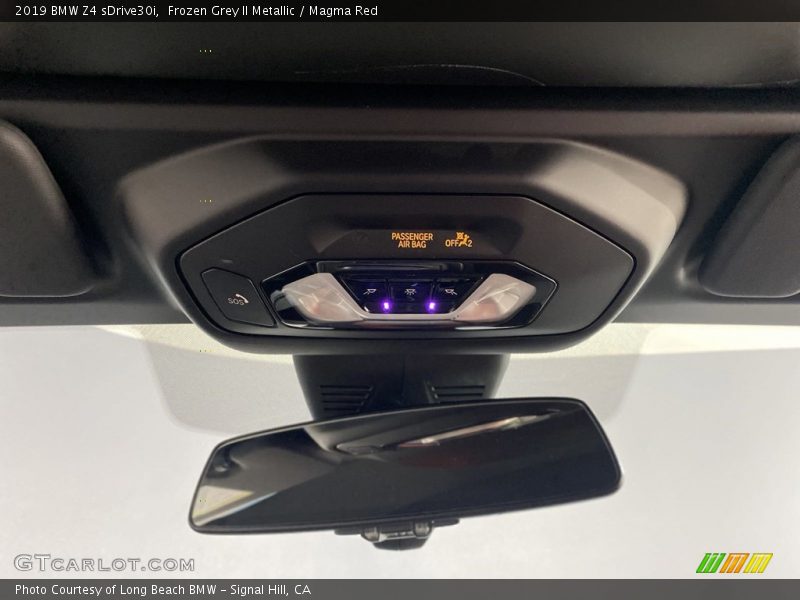 Frozen Grey II Metallic / Magma Red 2019 BMW Z4 sDrive30i