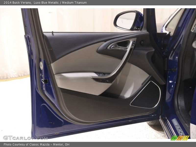 Luxo Blue Metallic / Medium Titanium 2014 Buick Verano