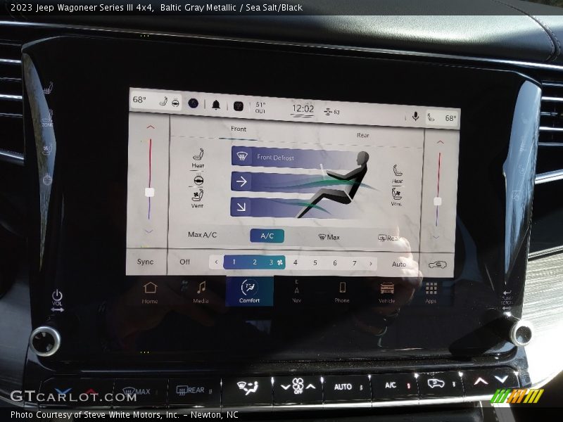 Controls of 2023 Wagoneer Series III 4x4