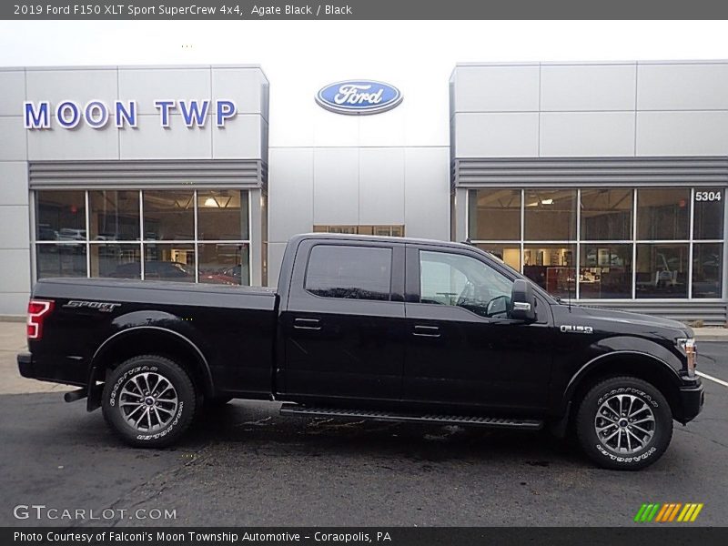 Agate Black / Black 2019 Ford F150 XLT Sport SuperCrew 4x4