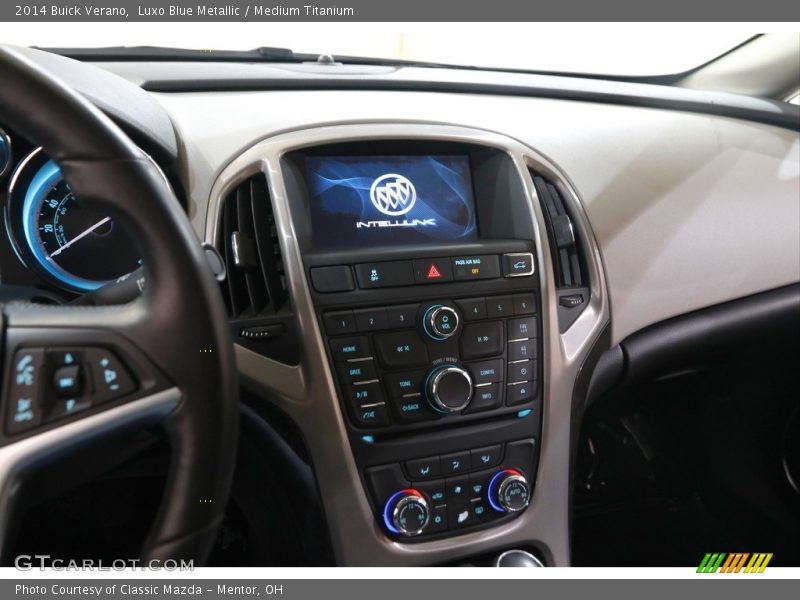 Luxo Blue Metallic / Medium Titanium 2014 Buick Verano