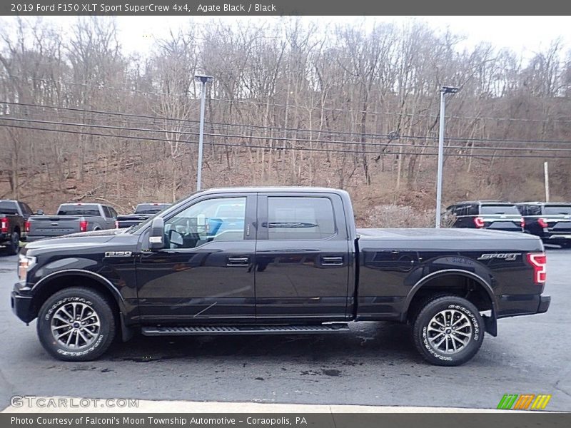 Agate Black / Black 2019 Ford F150 XLT Sport SuperCrew 4x4
