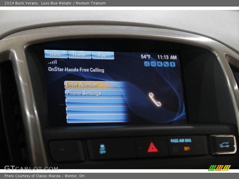 Luxo Blue Metallic / Medium Titanium 2014 Buick Verano