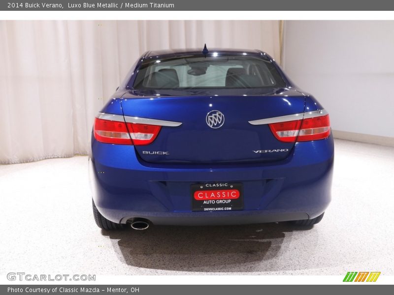 Luxo Blue Metallic / Medium Titanium 2014 Buick Verano