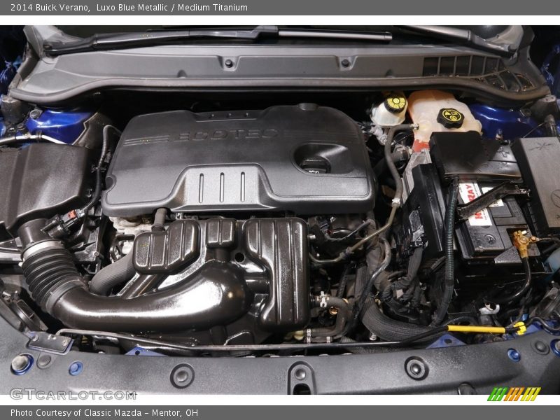 Luxo Blue Metallic / Medium Titanium 2014 Buick Verano