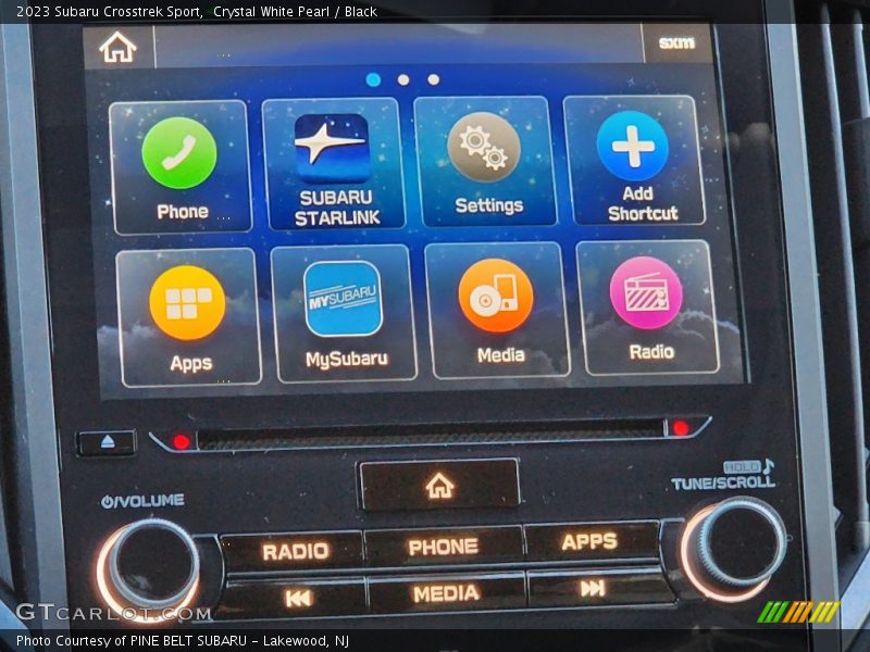 Controls of 2023 Crosstrek Sport