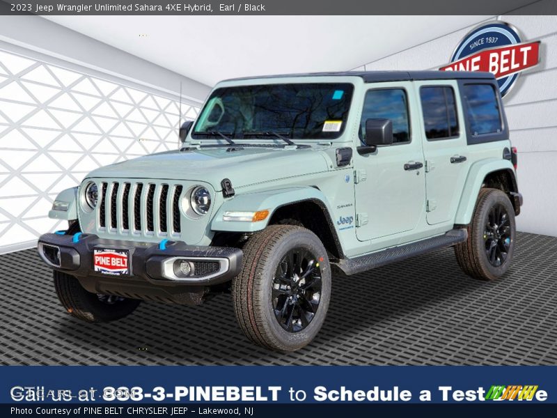 Earl / Black 2023 Jeep Wrangler Unlimited Sahara 4XE Hybrid