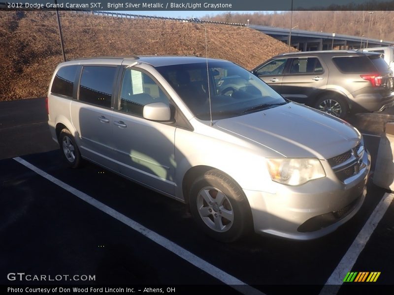 Bright Silver Metallic / Black/Light Graystone 2012 Dodge Grand Caravan SXT