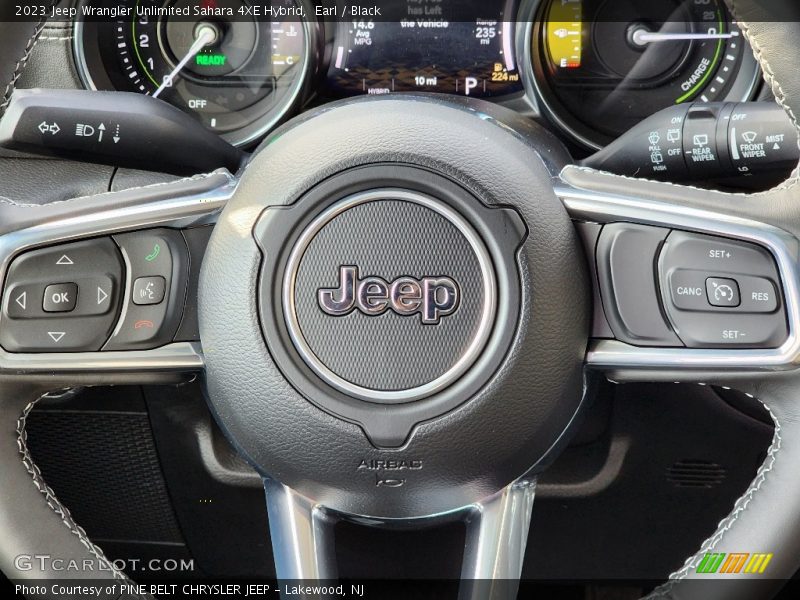 Earl / Black 2023 Jeep Wrangler Unlimited Sahara 4XE Hybrid