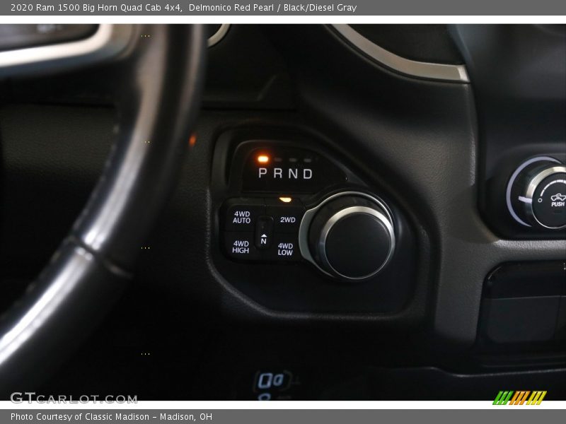 Delmonico Red Pearl / Black/Diesel Gray 2020 Ram 1500 Big Horn Quad Cab 4x4