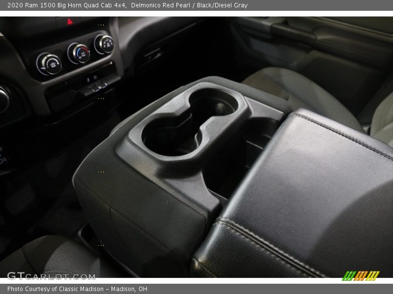 Delmonico Red Pearl / Black/Diesel Gray 2020 Ram 1500 Big Horn Quad Cab 4x4