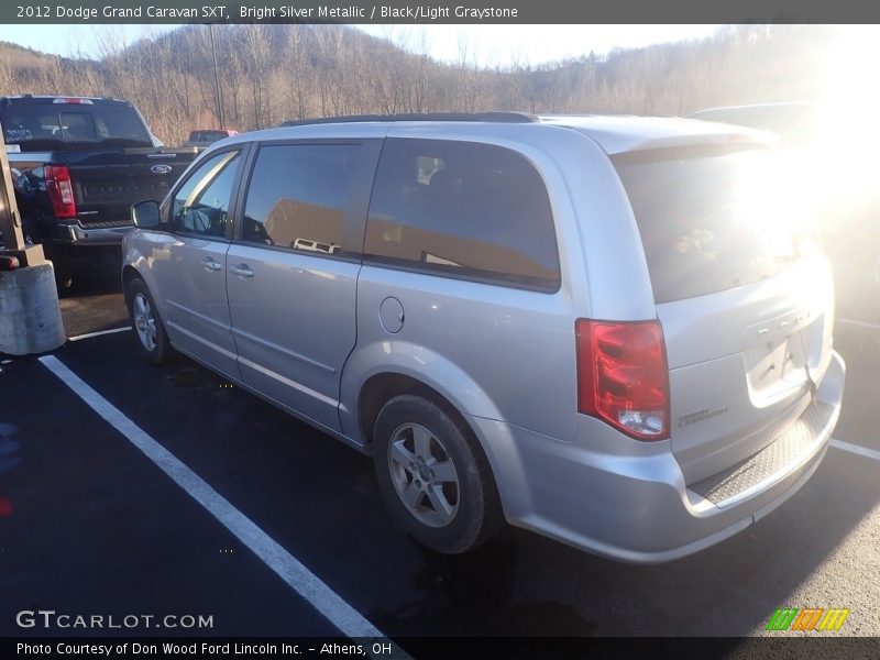 Bright Silver Metallic / Black/Light Graystone 2012 Dodge Grand Caravan SXT