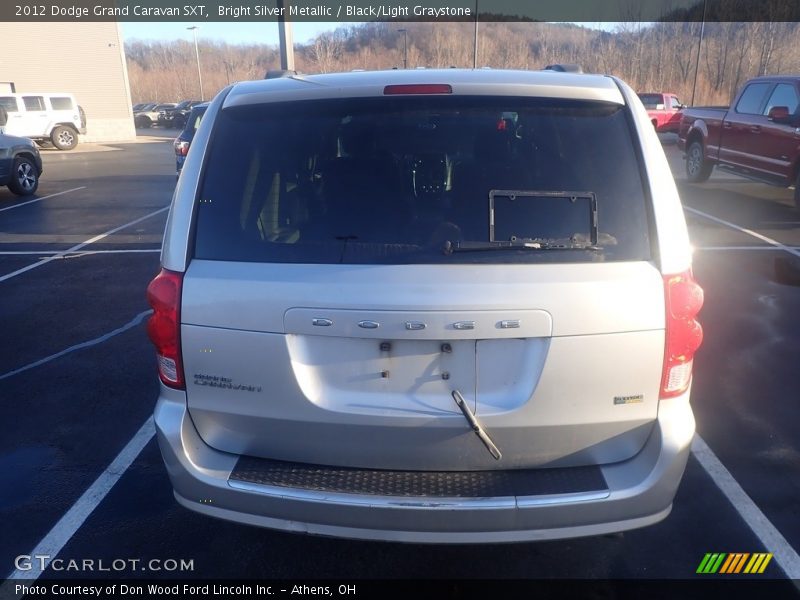Bright Silver Metallic / Black/Light Graystone 2012 Dodge Grand Caravan SXT
