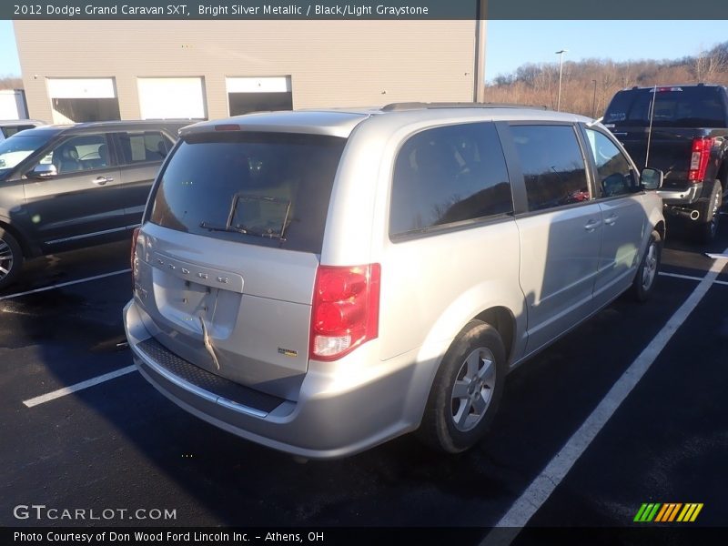 Bright Silver Metallic / Black/Light Graystone 2012 Dodge Grand Caravan SXT