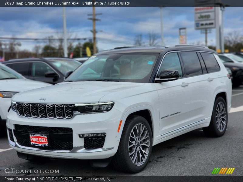 Bright White / Tupelo/Black 2023 Jeep Grand Cherokee L Summit 4x4