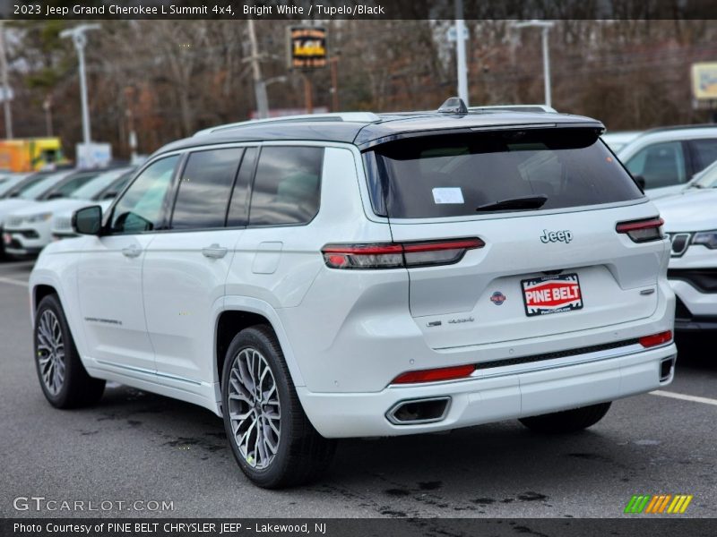 Bright White / Tupelo/Black 2023 Jeep Grand Cherokee L Summit 4x4