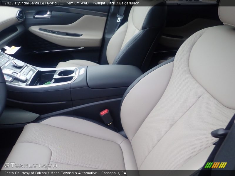 Front Seat of 2023 Santa Fe Hybrid SEL Premium AWD