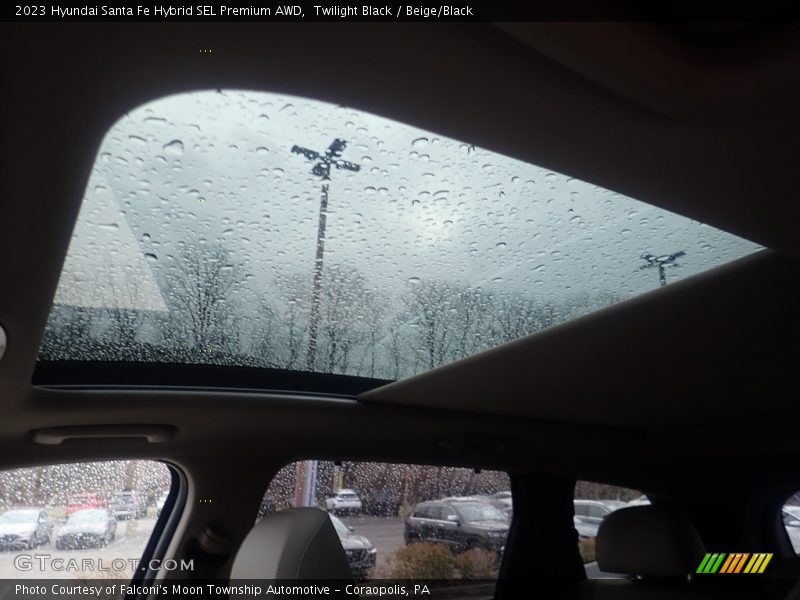 Sunroof of 2023 Santa Fe Hybrid SEL Premium AWD