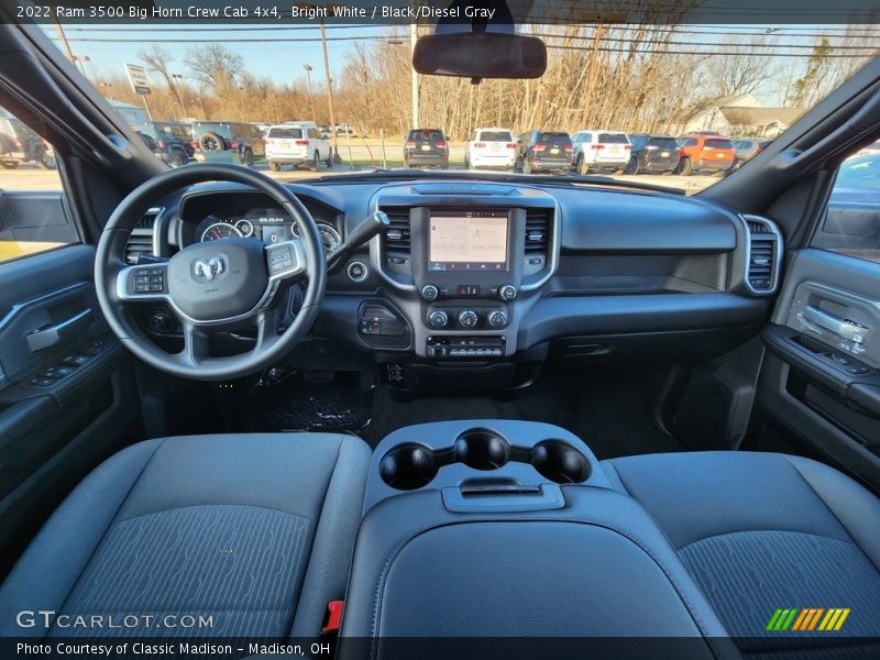 Bright White / Black/Diesel Gray 2022 Ram 3500 Big Horn Crew Cab 4x4
