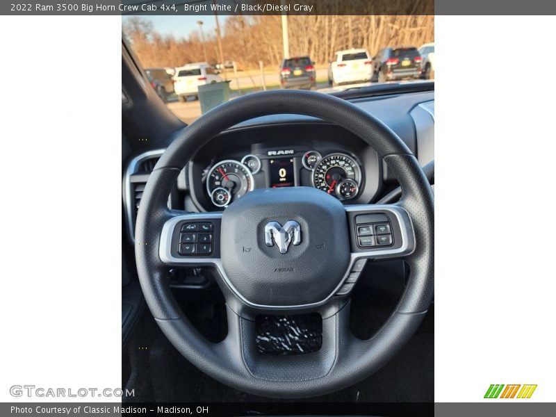 Bright White / Black/Diesel Gray 2022 Ram 3500 Big Horn Crew Cab 4x4