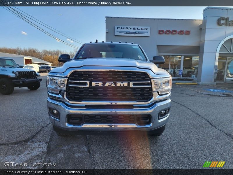 Bright White / Black/Diesel Gray 2022 Ram 3500 Big Horn Crew Cab 4x4