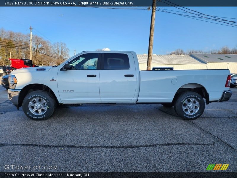 Bright White / Black/Diesel Gray 2022 Ram 3500 Big Horn Crew Cab 4x4