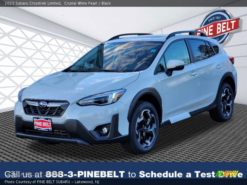 Crystal White Pearl / Black 2023 Subaru Crosstrek Limited