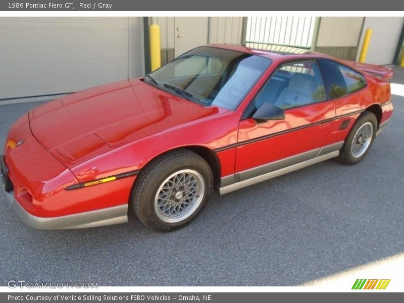 Front 3/4 View of 1986 Fiero GT