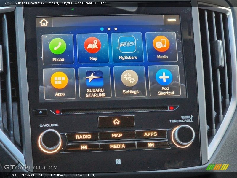 Controls of 2023 Crosstrek Limited