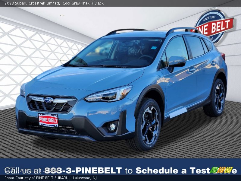 Cool Gray Khaki / Black 2023 Subaru Crosstrek Limited