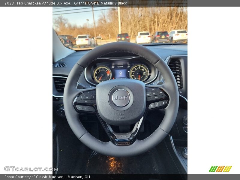 Granite Crystal Metallic / Black 2023 Jeep Cherokee Altitude Lux 4x4