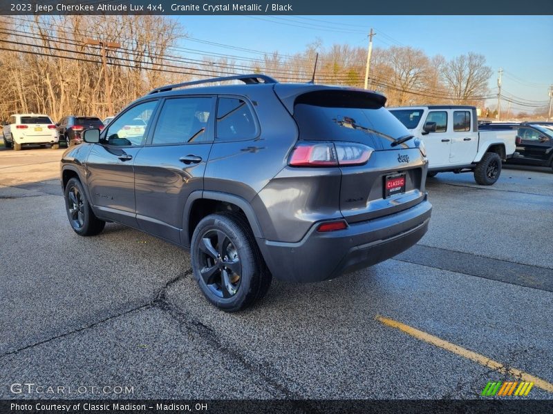 Granite Crystal Metallic / Black 2023 Jeep Cherokee Altitude Lux 4x4