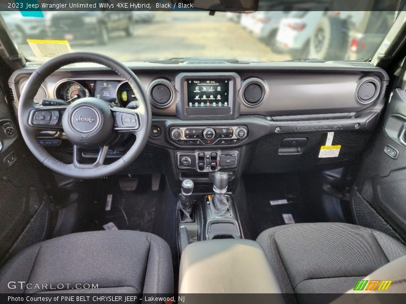 Front Seat of 2023 Wrangler Unlimited Willys 4XE Hybrid