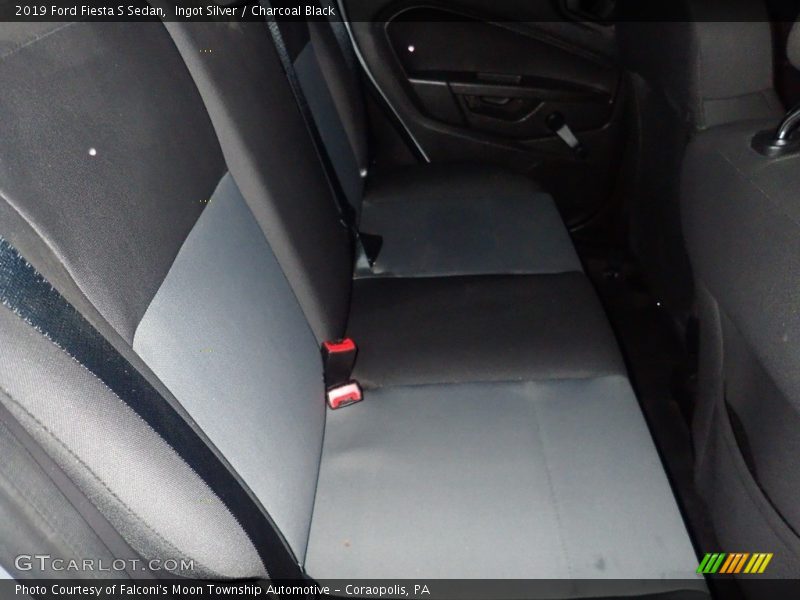 Ingot Silver / Charcoal Black 2019 Ford Fiesta S Sedan