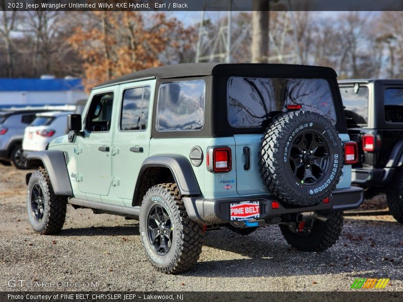 Earl / Black 2023 Jeep Wrangler Unlimited Willys 4XE Hybrid