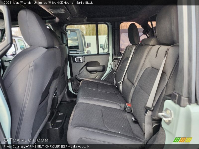 Rear Seat of 2023 Wrangler Unlimited Willys 4XE Hybrid