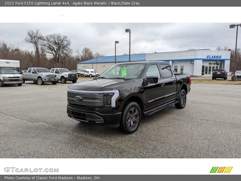  2023 F150 Lightning Lariat 4x4 Agate Black Metallic