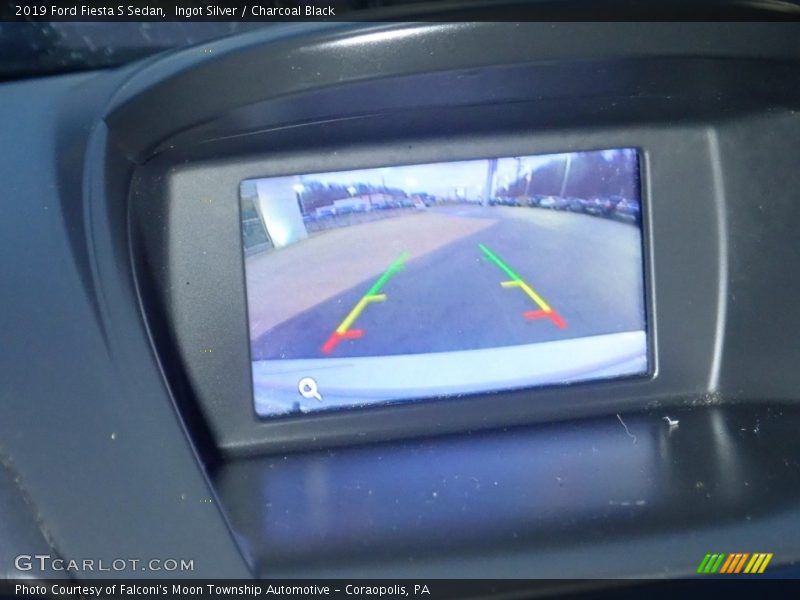 Ingot Silver / Charcoal Black 2019 Ford Fiesta S Sedan