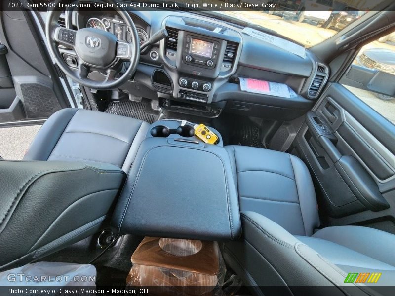 Front Seat of 2022 5500 Tradesman Regular Cab 4x4 Dump Truck