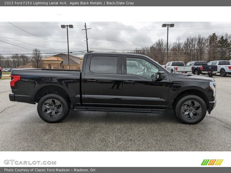  2023 F150 Lightning Lariat 4x4 Agate Black Metallic