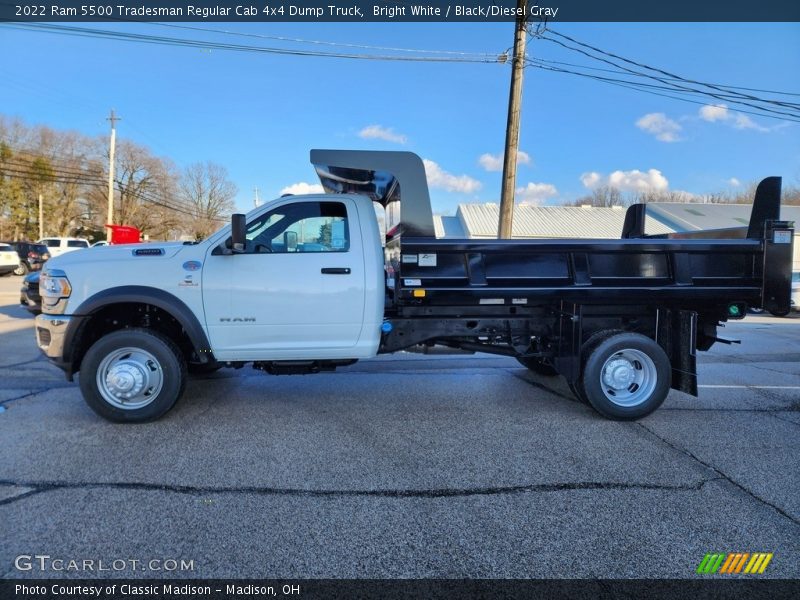  2022 5500 Tradesman Regular Cab 4x4 Dump Truck Bright White