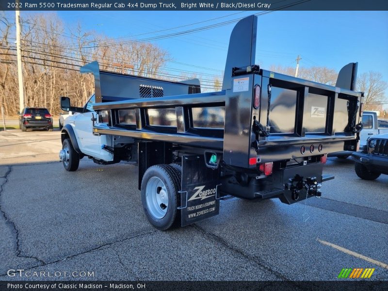 2022 5500 Tradesman Regular Cab 4x4 Dump Truck Bright White