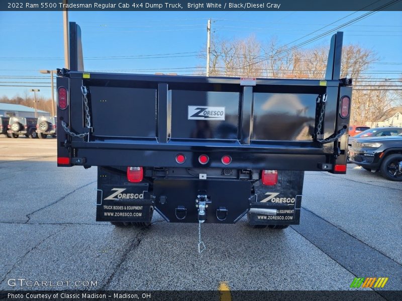  2022 5500 Tradesman Regular Cab 4x4 Dump Truck Bright White
