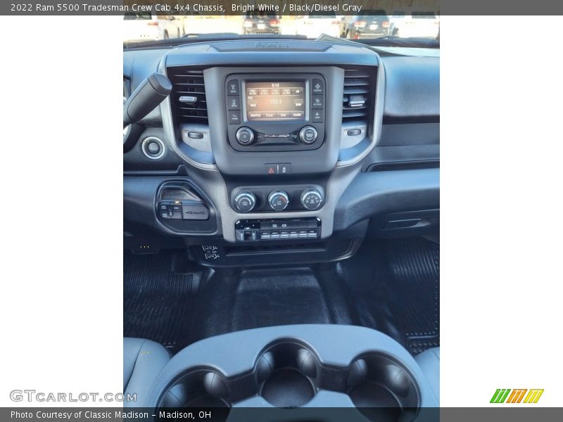Bright White / Black/Diesel Gray 2022 Ram 5500 Tradesman Crew Cab 4x4 Chassis