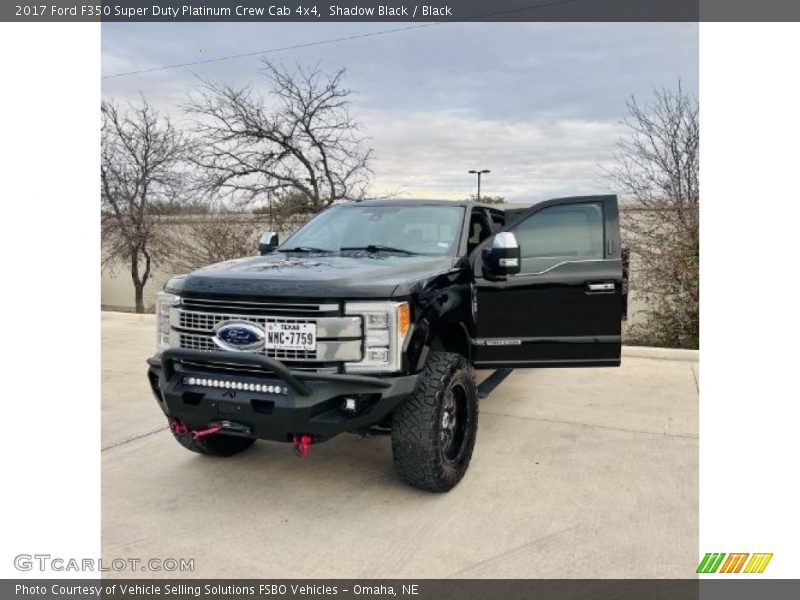 Shadow Black / Black 2017 Ford F350 Super Duty Platinum Crew Cab 4x4