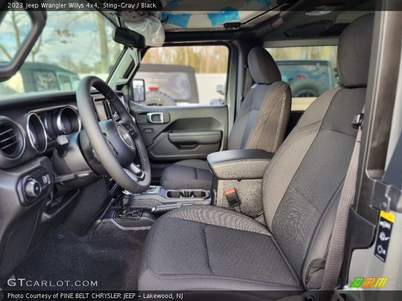  2023 Wrangler Willys 4x4 Black Interior