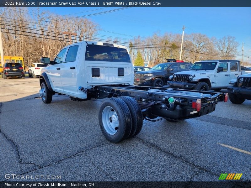 Bright White / Black/Diesel Gray 2022 Ram 5500 Tradesman Crew Cab 4x4 Chassis