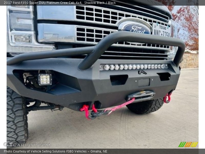 Shadow Black / Black 2017 Ford F350 Super Duty Platinum Crew Cab 4x4