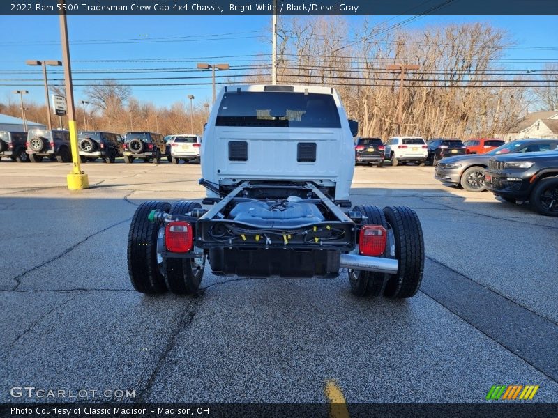 Bright White / Black/Diesel Gray 2022 Ram 5500 Tradesman Crew Cab 4x4 Chassis